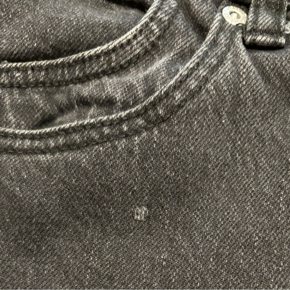 Rolla’s | Eastcoast Crop Flare Washed Black High Rise Denim Jeans Sz 28 - Picture 8 of 11